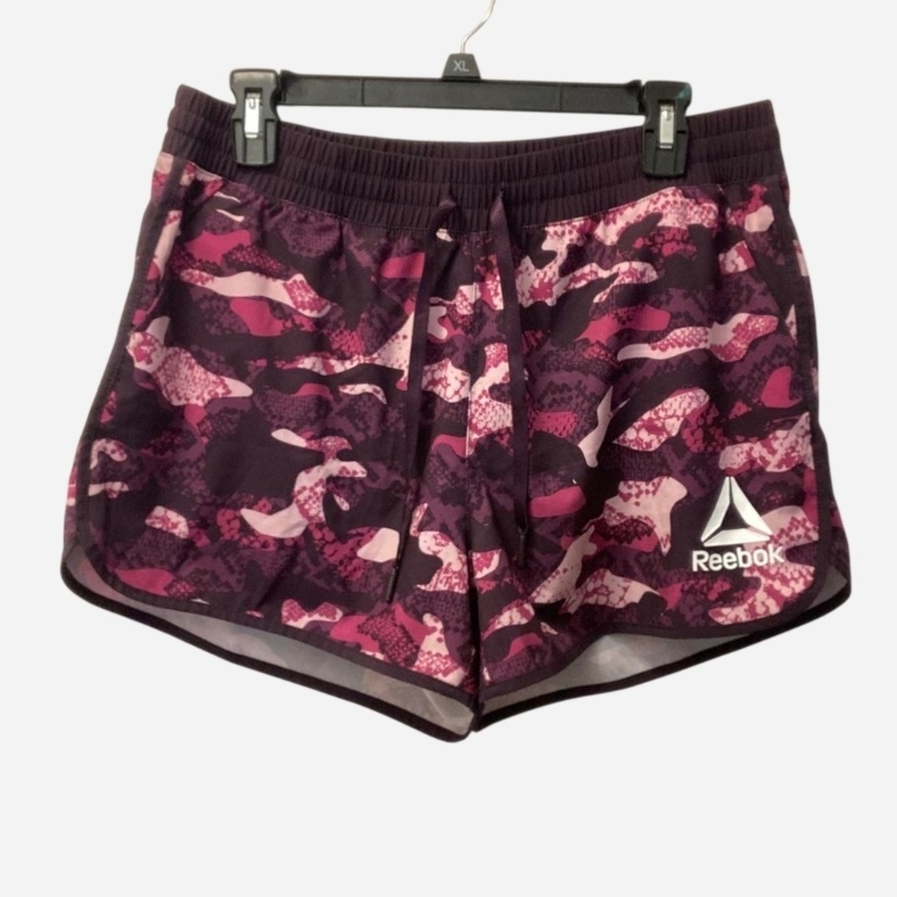 Pre-owned Reebok Women's Pink Camo Shorts